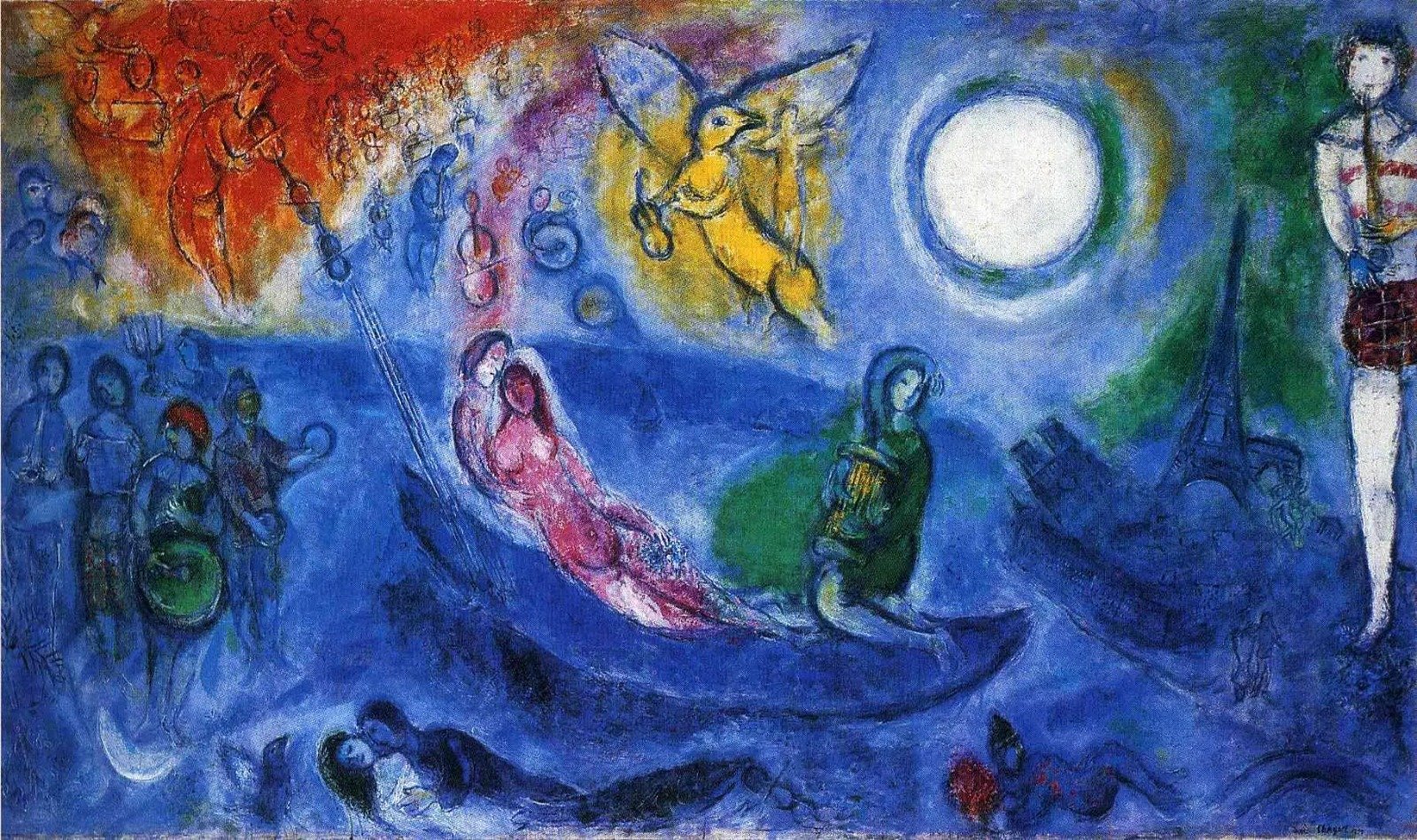 Marc Chagall – El concierto (1957)
